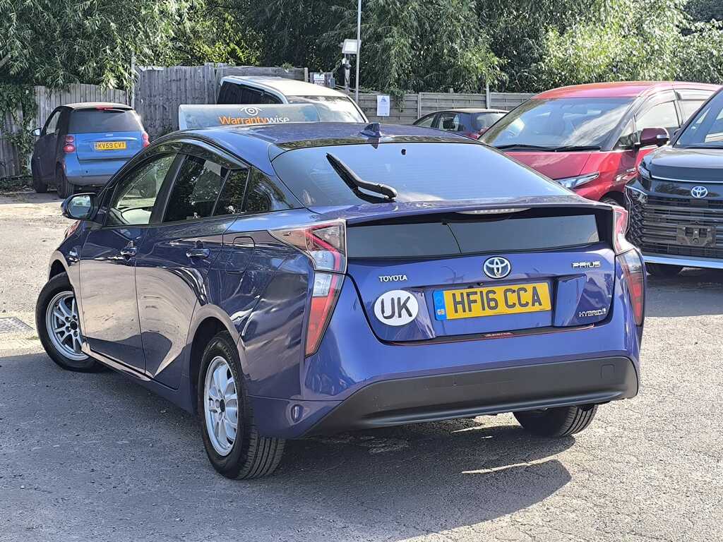 Toyota Prius 1.8 Hybrid 201616 Vvti Active 5 Seats Ulez F Blue #4