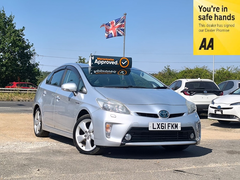 Toyota Prius 1.8 Hybrid 201261 Vvti Active T Spirit Silver