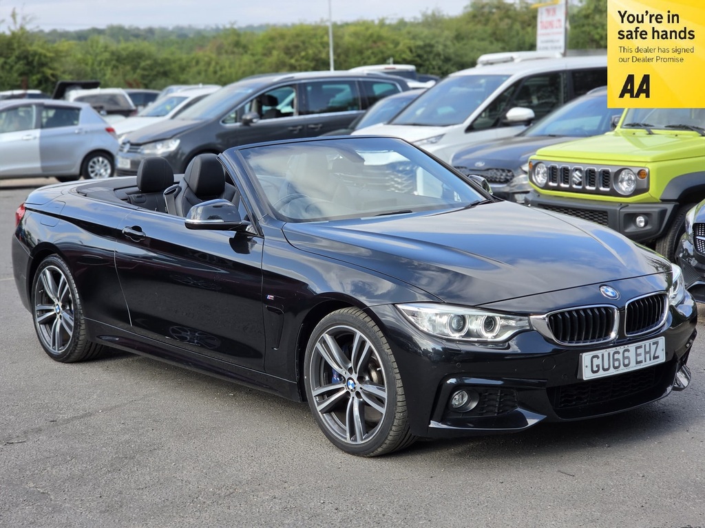 BMW 4 Series 440I 3.0 201666 M Sport Convert Black