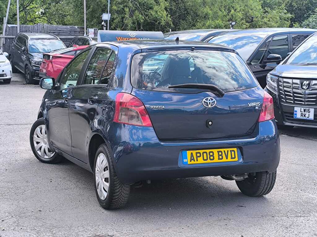 Toyota Yaris 1.3 200808 T3 Hatchback 5 Seats Blue #4