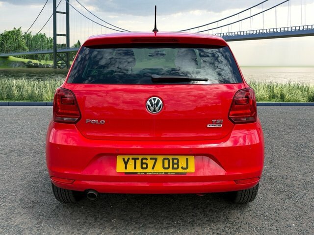 Volkswagen Polo 1.2 Tsi Match Edition Hatchback YT67OBJ Red #4