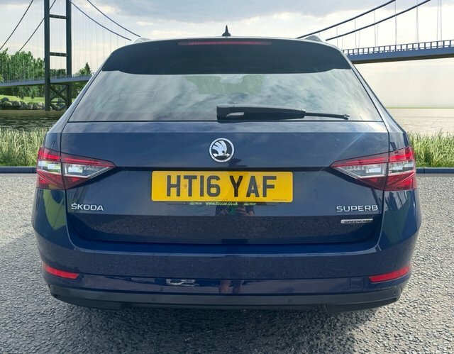Skoda Superb 1.6 Tdi Greenline Se L Executive Estate Blue #4