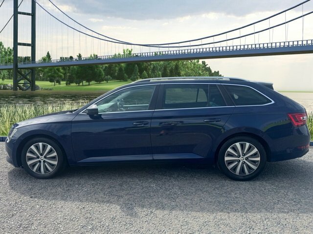 Skoda Superb 1.6 Tdi Greenline Se L Executive Estate Blue #6