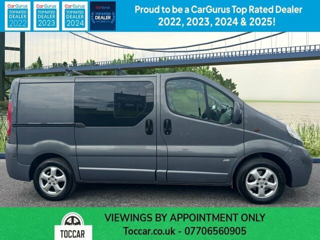 Vauxhall Vivaro 2.0 2900 Cdti Sportive Crew Van Grey #2