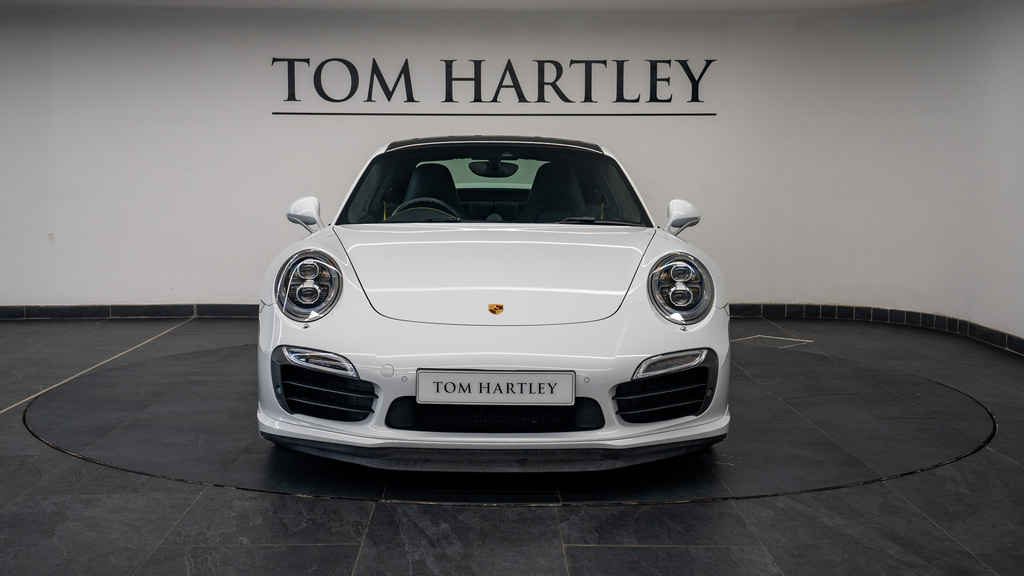 Porsche 911 991 Turbo S White #2