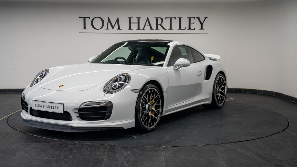 Porsche 911 991 Turbo S White #3