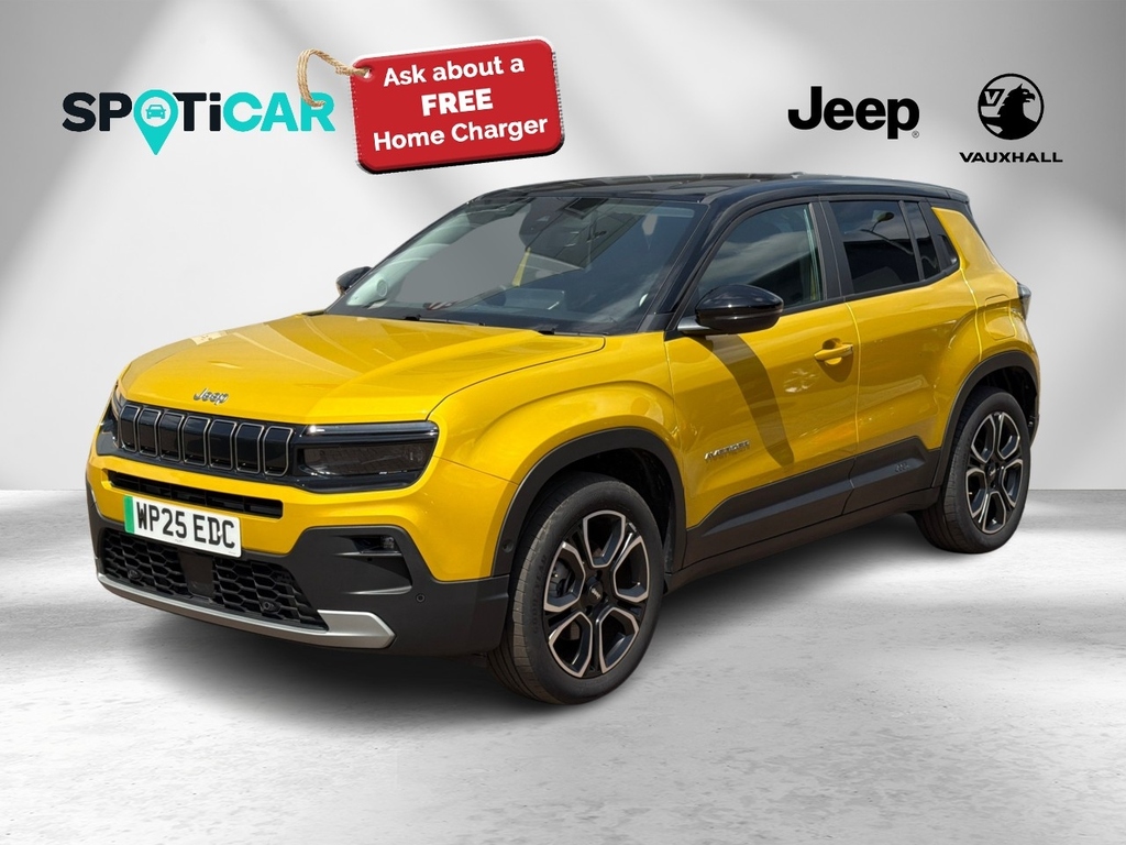 Jeep Avenger 115Kw Summit 54Kwh Yellow