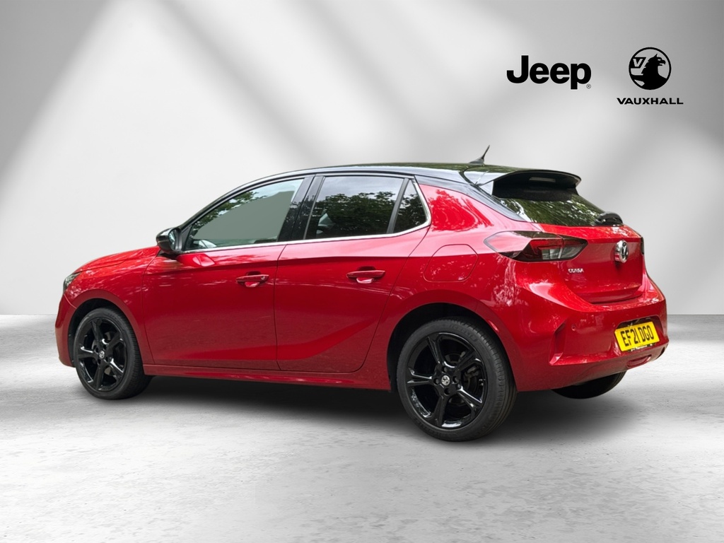 Vauxhall Corsa 1.2 Turbo Elite Nav Premium EF21DGO Red #3