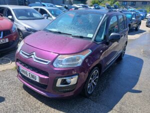 Citroen C3 Picasso 1.2 Puretech Platinum Mpv H B Purple Met 35 Ro Purple