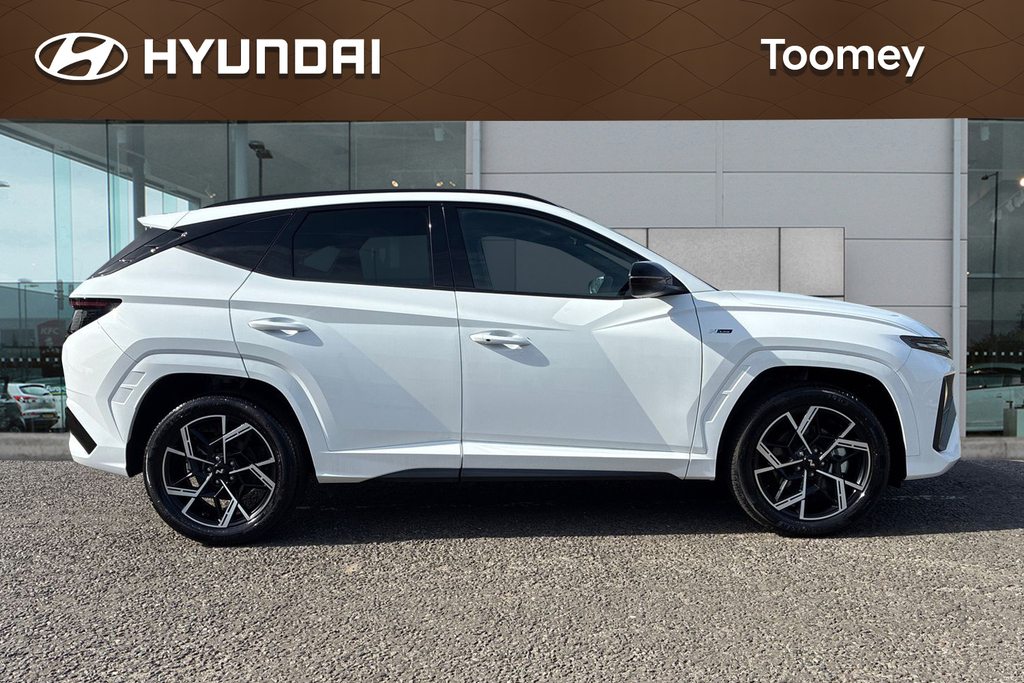 Hyundai Tucson 1.6 T Gdi N Line Suv Hybrid White #4