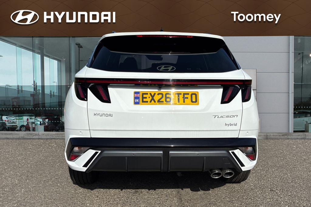 Hyundai Tucson 1.6 T Gdi N Line Suv Hybrid White #6