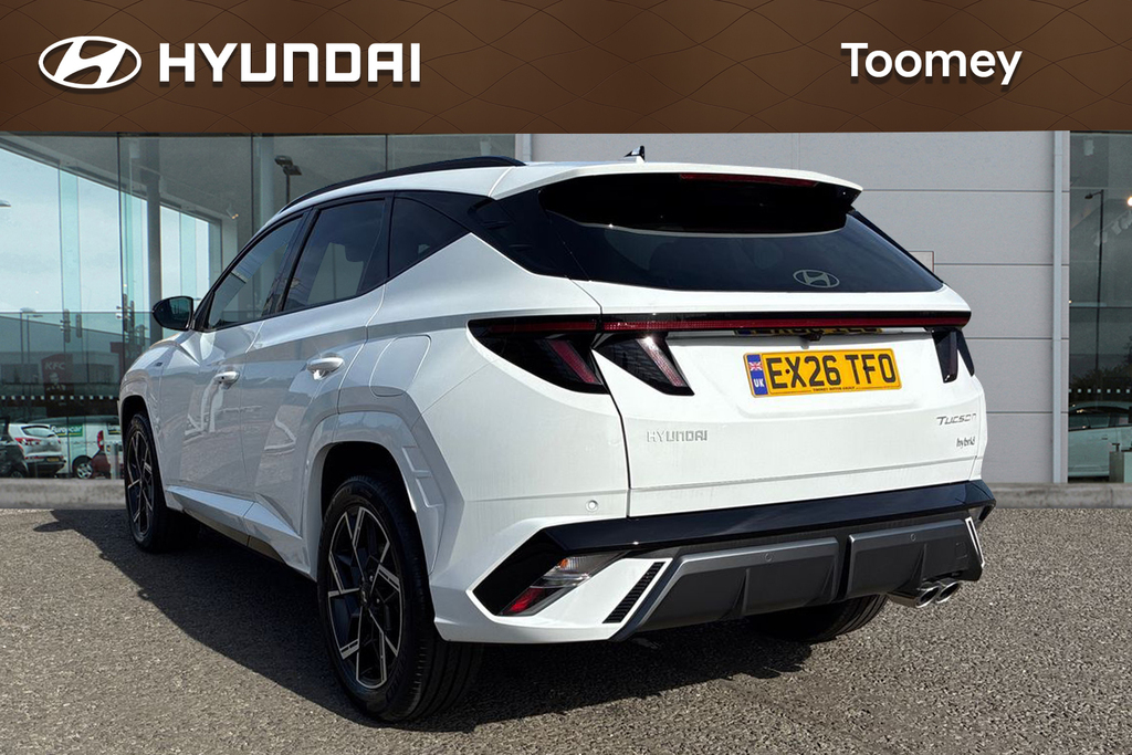 Hyundai Tucson 1.6 T Gdi N Line Suv Hybrid White #3