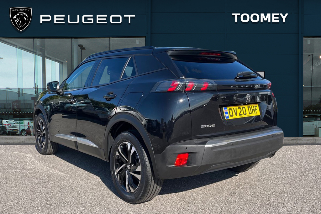 Peugeot 2008 1.2 Puretech Allure Suv Euro 6 OV20DHF Black #3