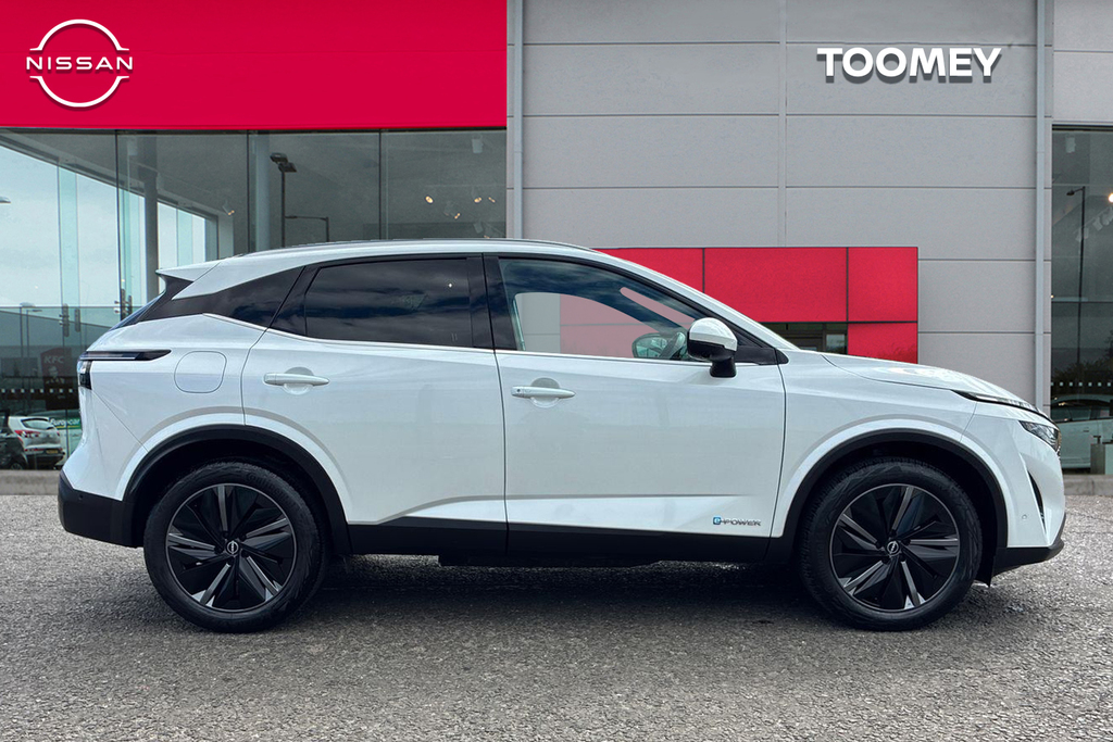 Nissan Qashqai 1.5 H E Power Tekna Suv Hybrid OE25UHZ White #4