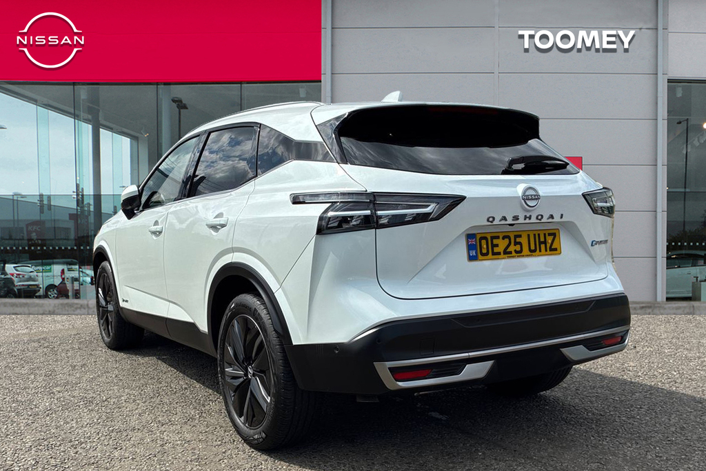 Nissan Qashqai 1.5 H E Power Tekna Suv Hybrid OE25UHZ White #3