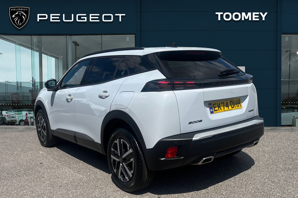 Peugeot 2008 1.2 Allure Suv Hybrid E Dsc6 EK74OHH White #3
