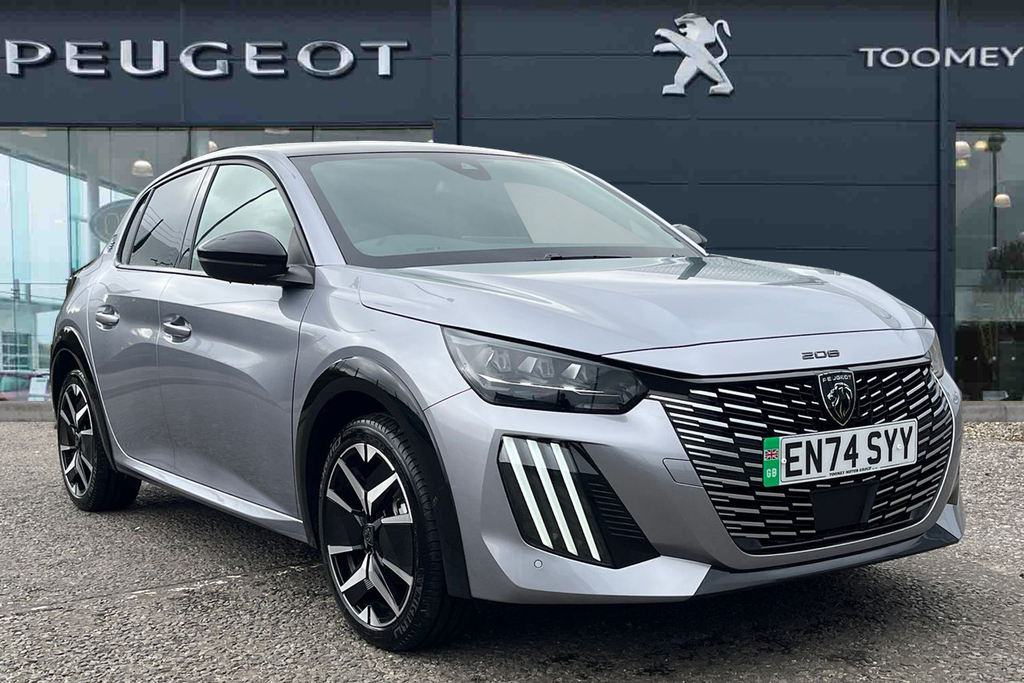 Peugeot e-208 50Kwh Gt Hatchback 11Kw Charger Grey