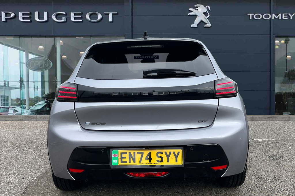 Peugeot e-208 50Kwh Gt Hatchback 11Kw Charger Grey #6