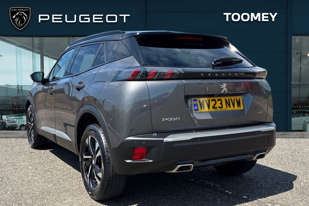 Peugeot 2008 1.2 Puretech Gt Suv Eat Euro 6 Ss 1 WV23NVW Grey #3