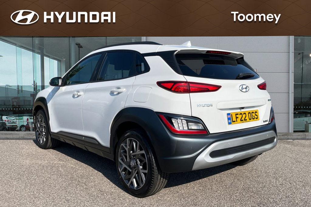 Hyundai Kona 1.6 H Gdi Premium Suv Hybrid Dct Euro 6 White #3