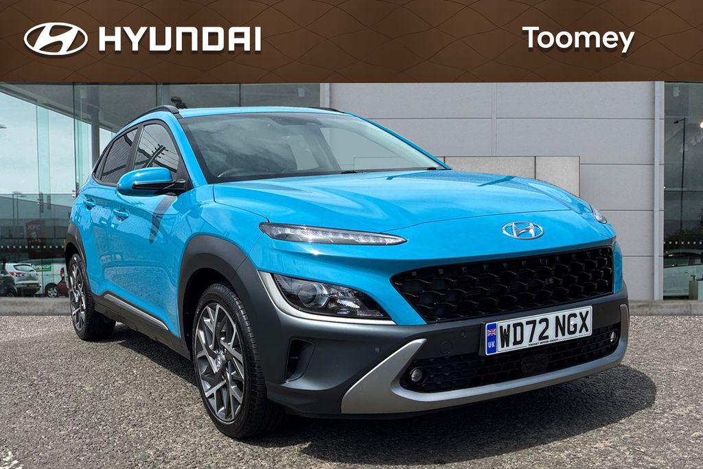 Hyundai Kona 1.6 H Gdi Premium Suv Hybrid Dct Euro 6 Blue
