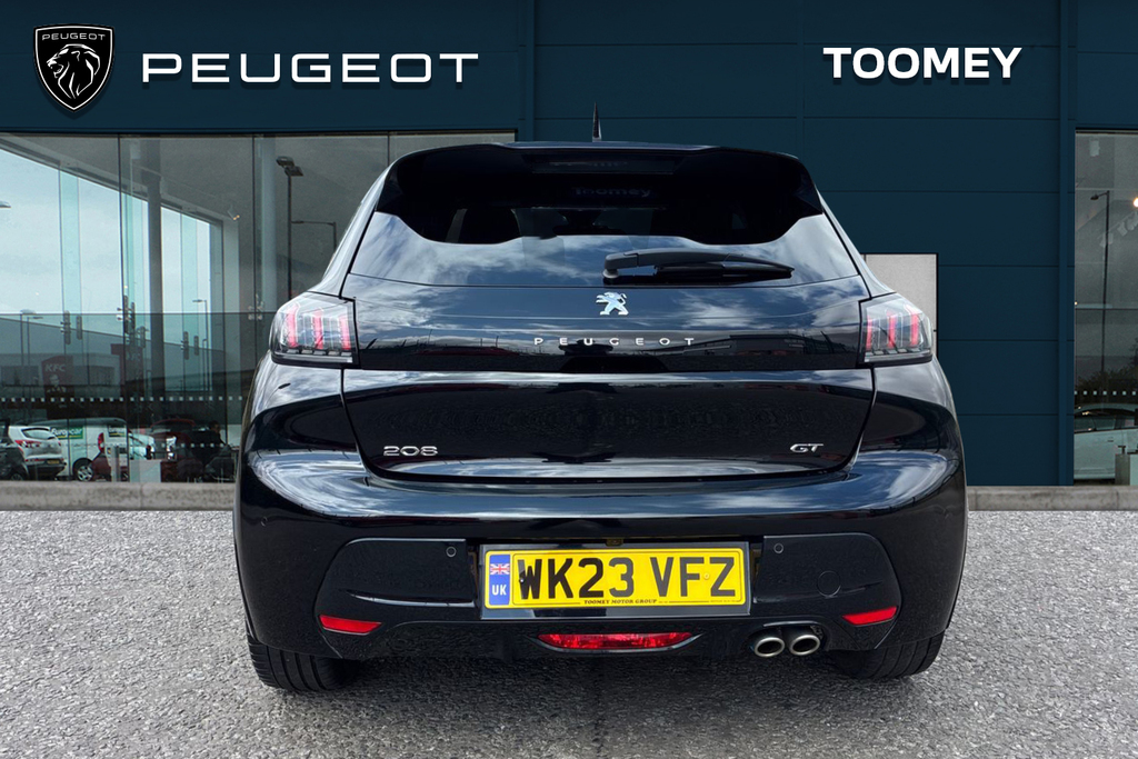 Peugeot 208 1.2 Puretech Gt Hatchback Eat WK23VFZ Black #6