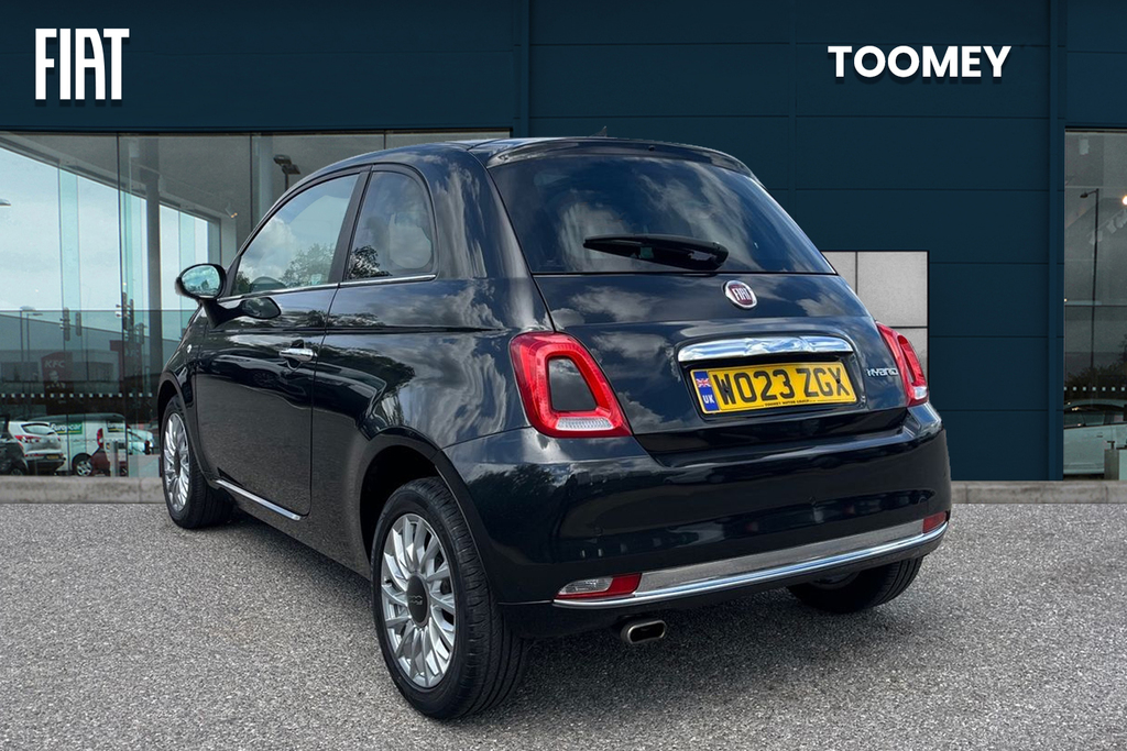 Fiat 500 1.0 Mhev Hatchback WO23ZGX Black #3