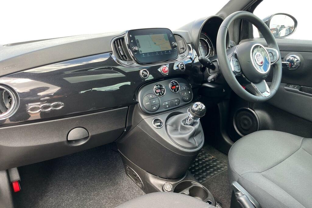 Fiat 500 1.0 Mhev Hatchback WO23ZGX Black #2