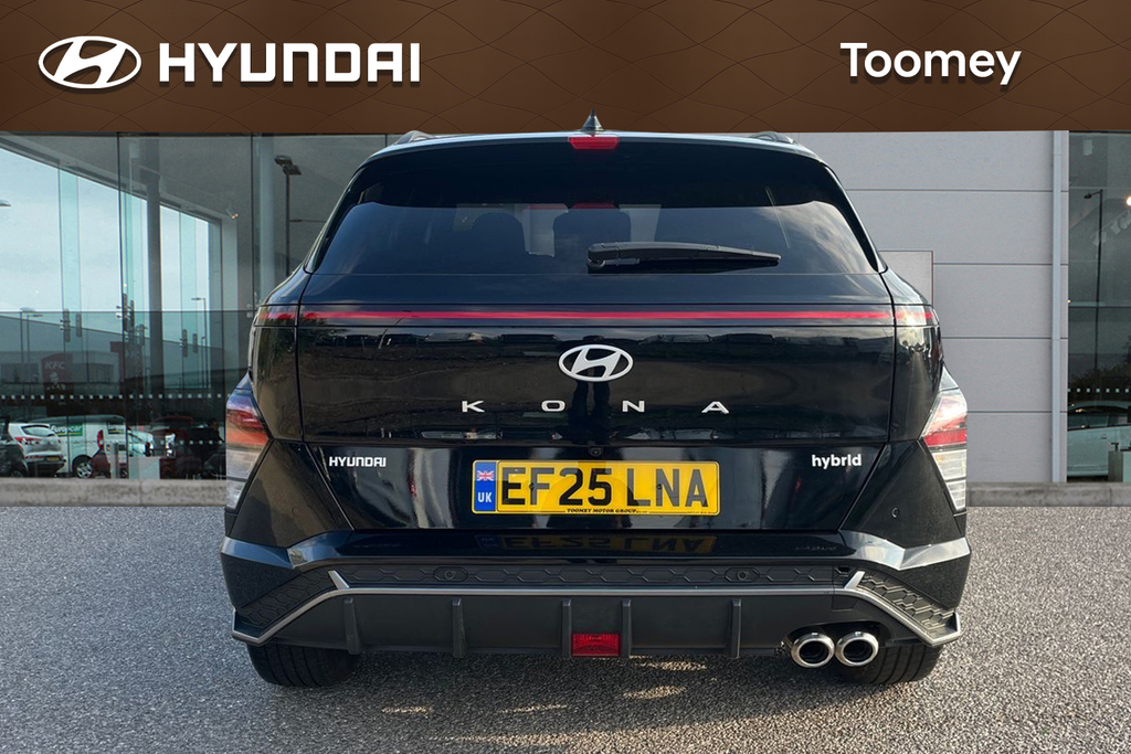 Hyundai Kona 1.6 H Gdi N Line Suv Hybrid Dct Euro 6 EF25LNA Black #6