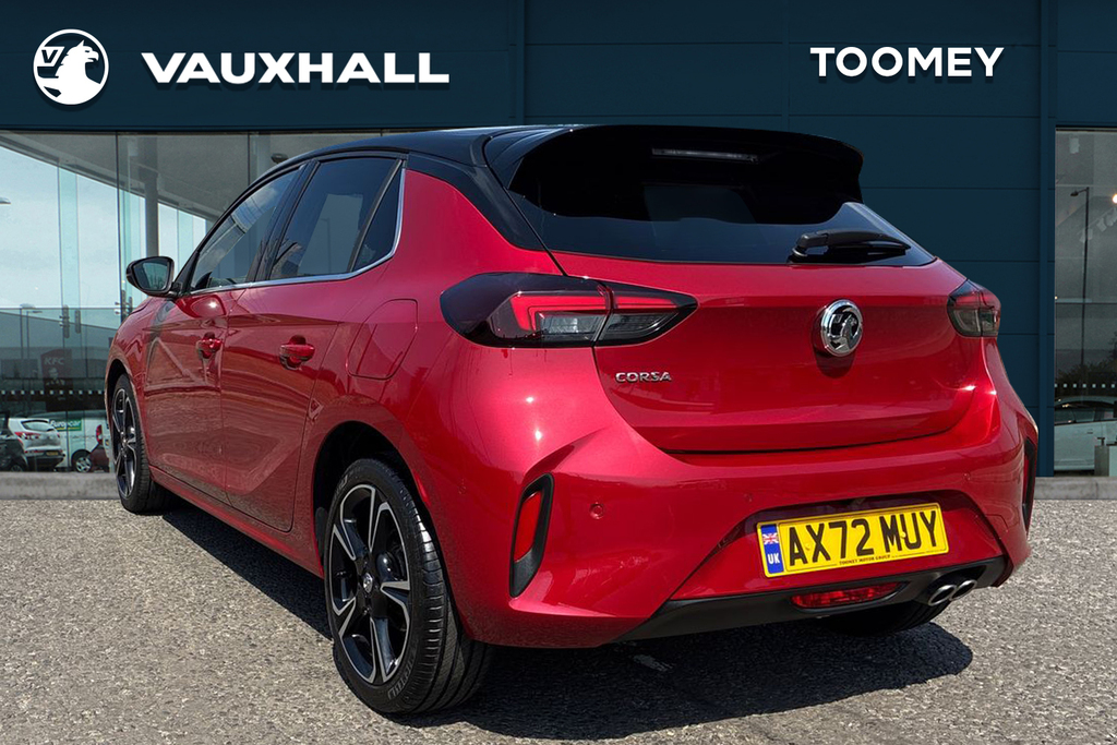 Vauxhall Corsa 1.2 Turbo Ultimate Hatchback AX72MUY Red #3