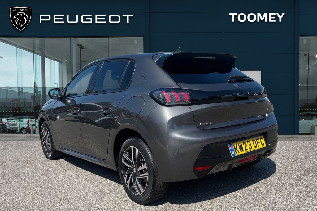 Peugeot 208 1.2 Puretech Allure Premium Plus Hatchback Pe KW23OFC Grey #3