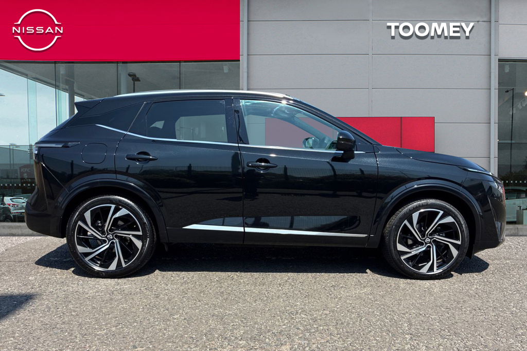 Nissan Qashqai 1.3 Dig T Mhev Tekna Plus Suv Hybrid Xt OV75AOS Black #4
