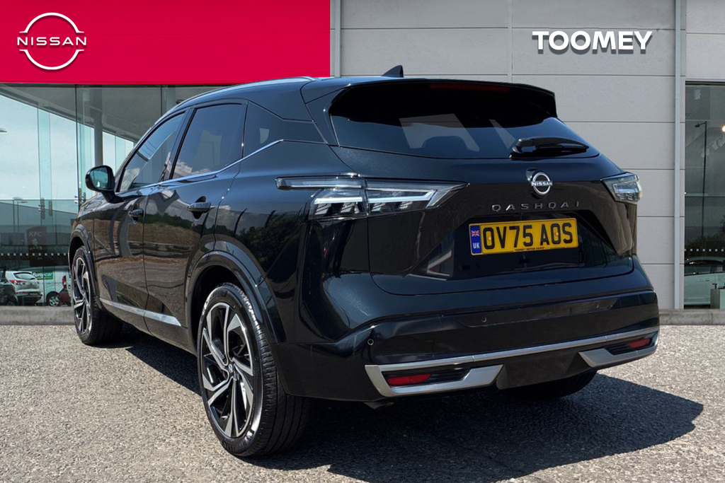Nissan Qashqai 1.3 Dig T Mhev Tekna Plus Suv Hybrid Xt OV75AOS Black #3