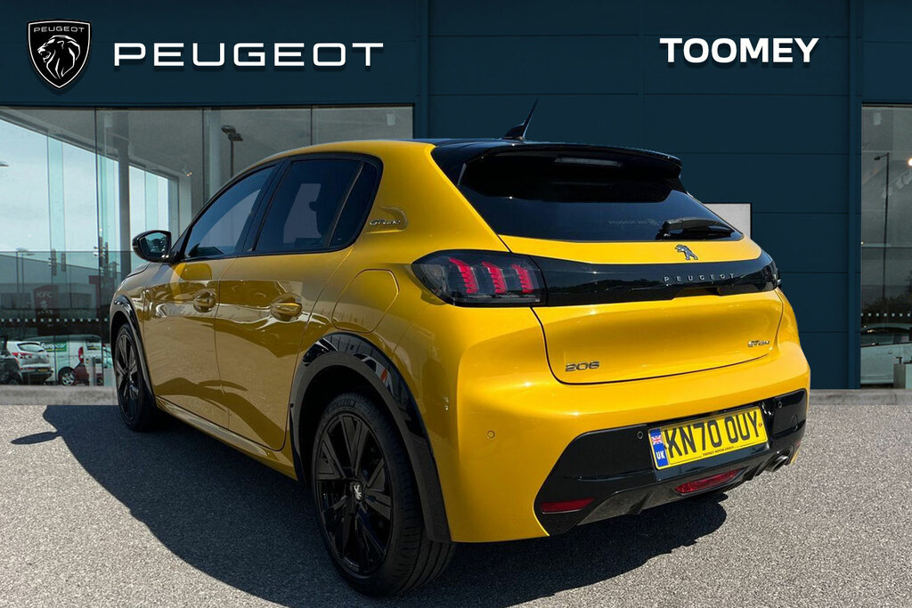 Peugeot 208 1.2 Puretech Gt Line Hatchback E Yellow #3