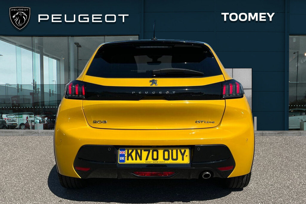Peugeot 208 1.2 Puretech Gt Line Hatchback E Yellow #6