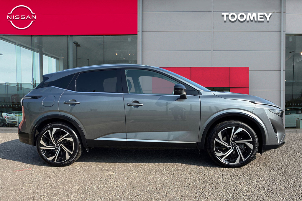 Nissan Qashqai 1.3 Dig T Mhev Tekna Plus Suv Hybrid Xt OV75AHY Grey #4