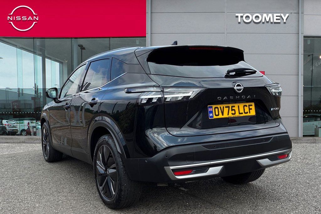 Nissan Qashqai 1.5 H E Power Tekna Suv Hybrid OV75LCF Black #3