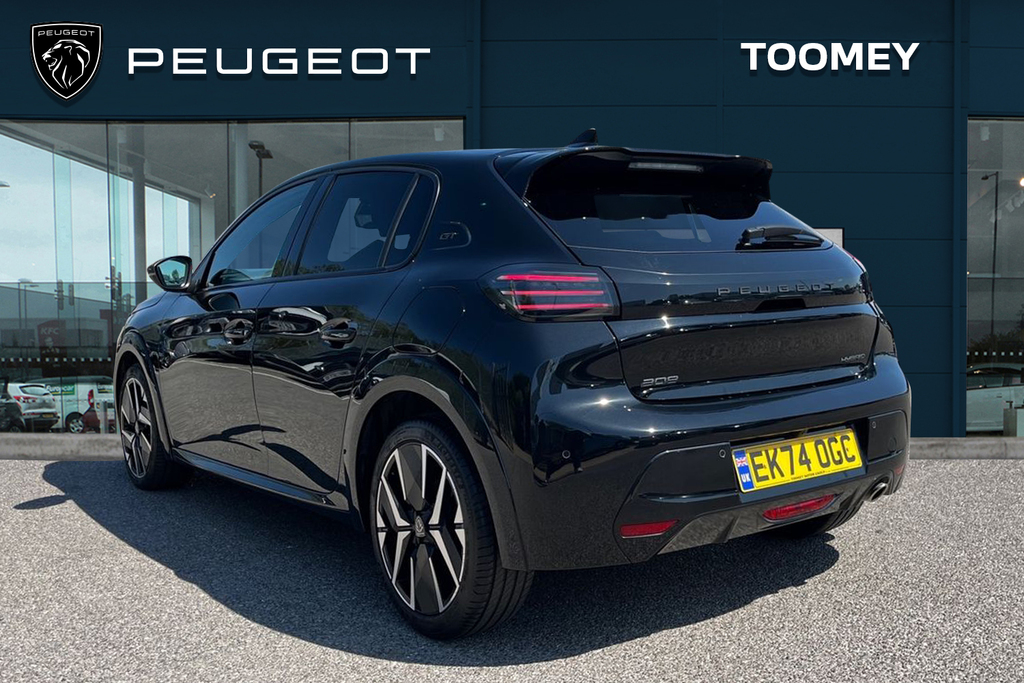 Peugeot 208 1.2 Hybrid Gt Hatchback Hybrid E Dsc6 E Black #3