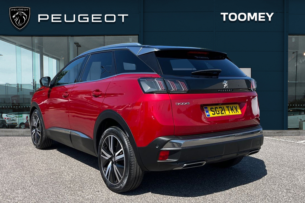 Peugeot 3008 1.2 Puretech Gt Premium Suv Eat Euro 6 Red #3