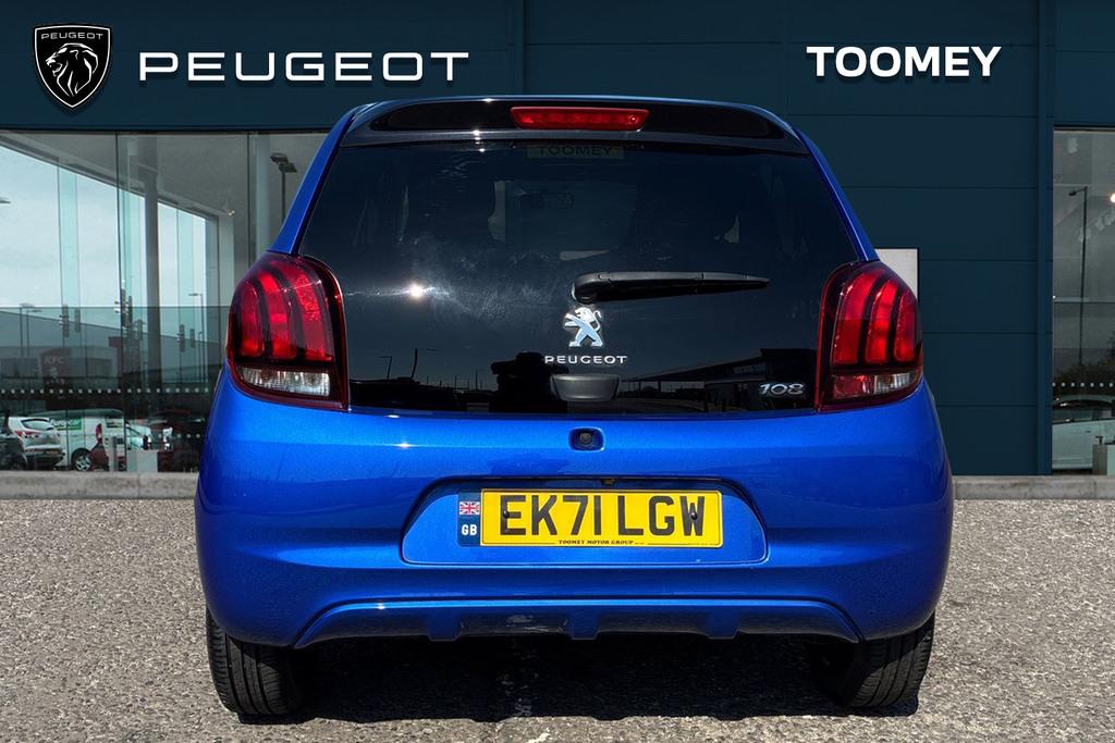 Peugeot 108 1.0 Allure Hatchback Euro 6 Ss Blue #6