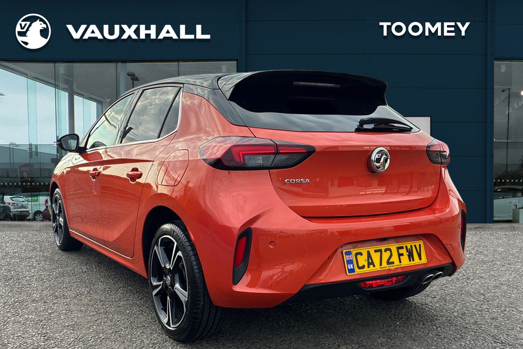 Vauxhall Corsa 1.2 Turbo Ultimate Hatchback CA72FWV Orange #3