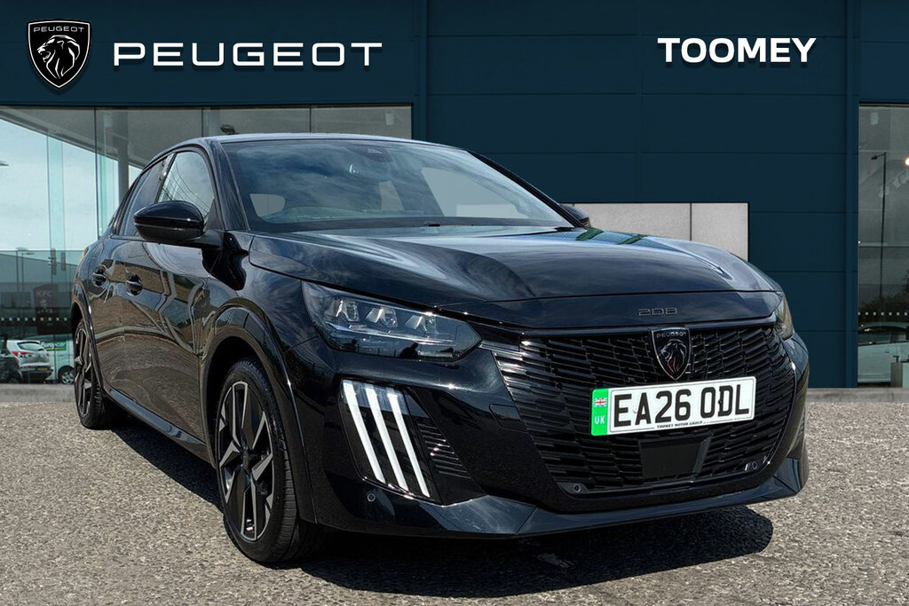 Peugeot e-208 51Kwh Gt Hatchback 7.4Kw Charge Black