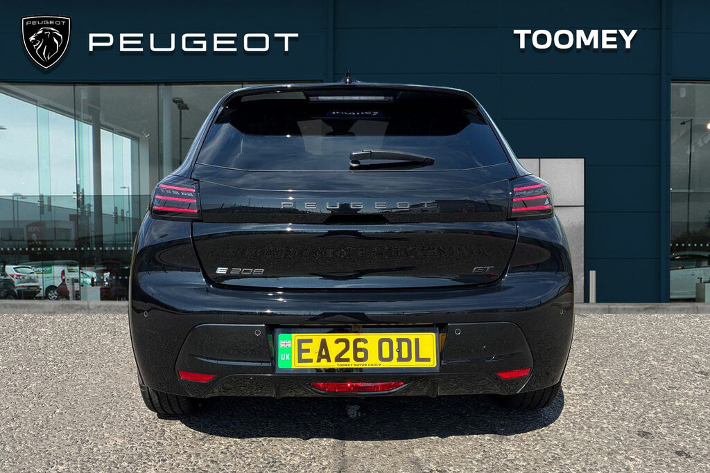 Peugeot e-208 51Kwh Gt Hatchback 7.4Kw Charge Black #6