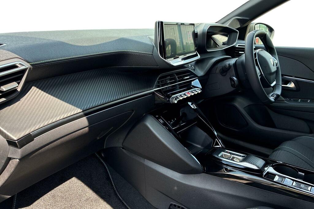 Peugeot e-208 51Kwh Gt Hatchback 7.4Kw Charge Black #2