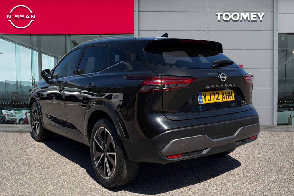 Nissan Qashqai 1.3 Dig T Mhev Tekna Suv Hybrid YJ72AHH Black #3