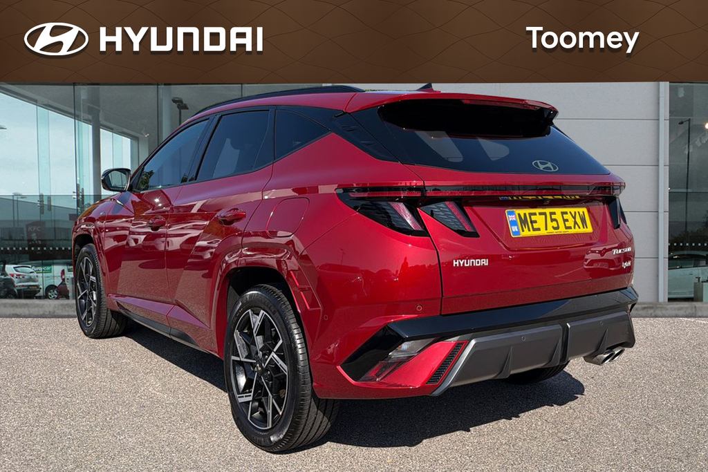 Hyundai Tucson 1.6T N Line S Suv Hybrid ME75EXW Red #3