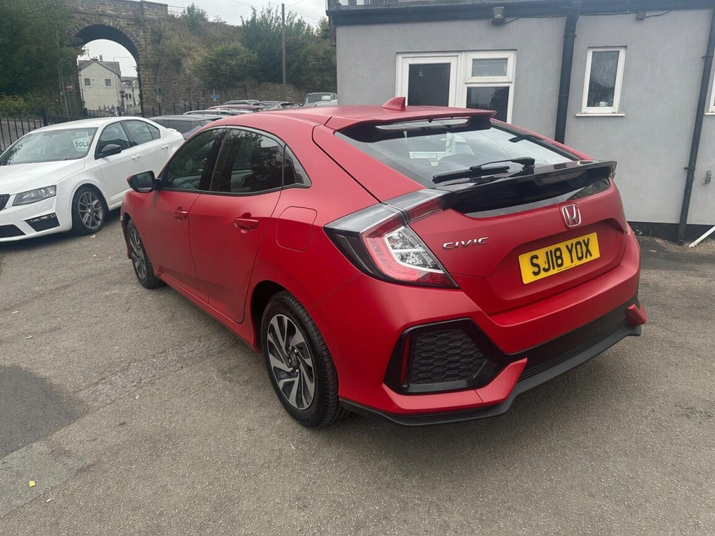 Honda Civic 1.0 Vtec Turbo Se Euro 6 Ss Red #4