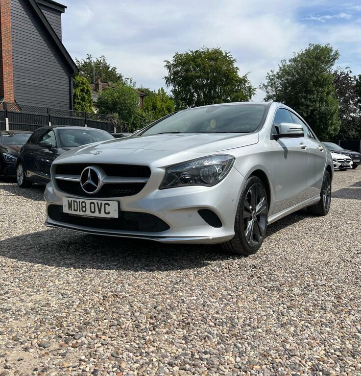 Mercedes-Benz CLA Class 1.6 Cla180 Sport Coupe 7G-dct Euro 6 Ss Silver #3
