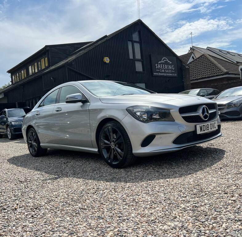 Mercedes-Benz CLA Class 1.6 Cla180 Sport Coupe 7G-dct Euro 6 Ss Silver
