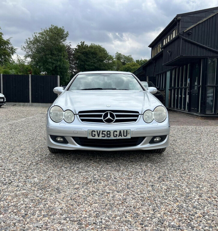 Mercedes-Benz CLK Coupe Silver #17